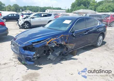 2021 Infiniti Q50 Luxe Awd z USA, uszkodzony, nr VIN JN1EV7BR1MM751105